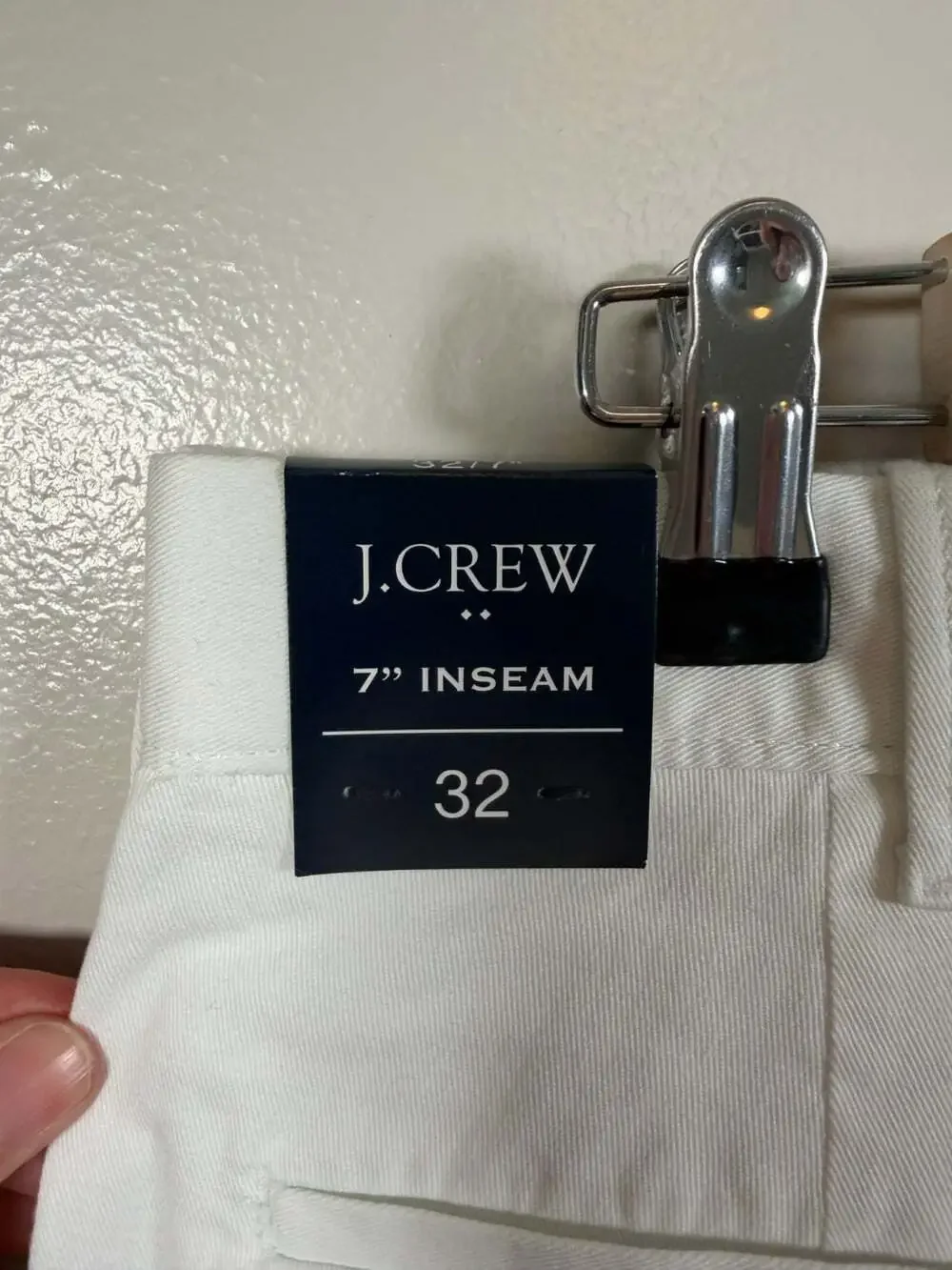 J. Crew Flex Chino Shorts Mens Size 32 White 7